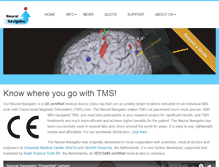 Tablet Screenshot of neuralnavigator.com